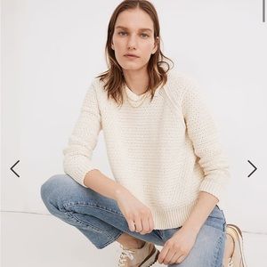 Madewell Open Stitch Hopewell Pullover Sweater Size Small